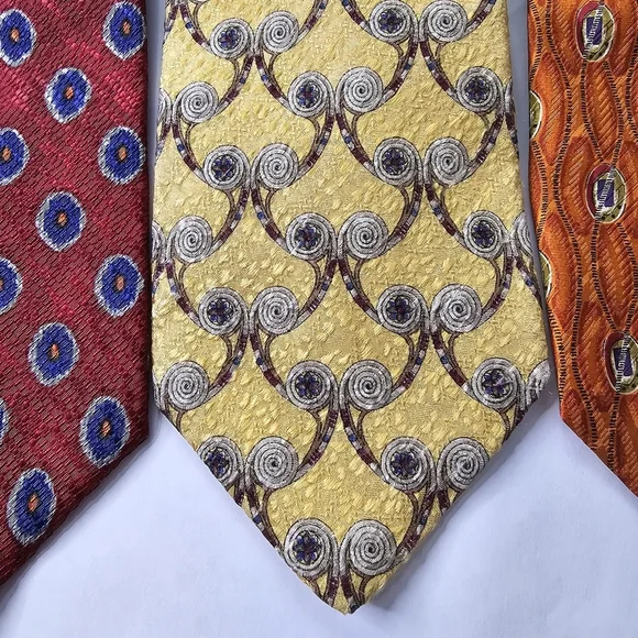 Robert Talbott 100% Silk Ties Bundle Of 6 Funky Patterns